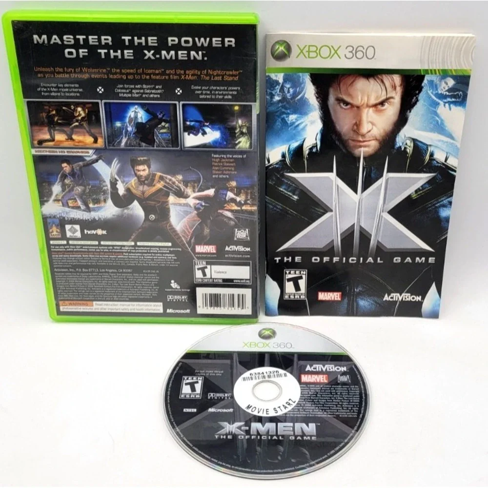 X Men The Official Game Xbox 360 CIB COMPLETE IN BOX